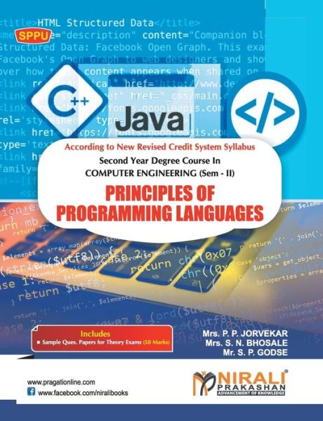 Cover for S N Bhosale · Principles of Programming Languages (Paperback Book) (2016)