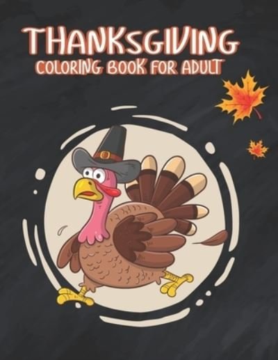 Cover for Ssr Press · Thanksgiving Coloring Books for Adults (Pocketbok) (2020)
