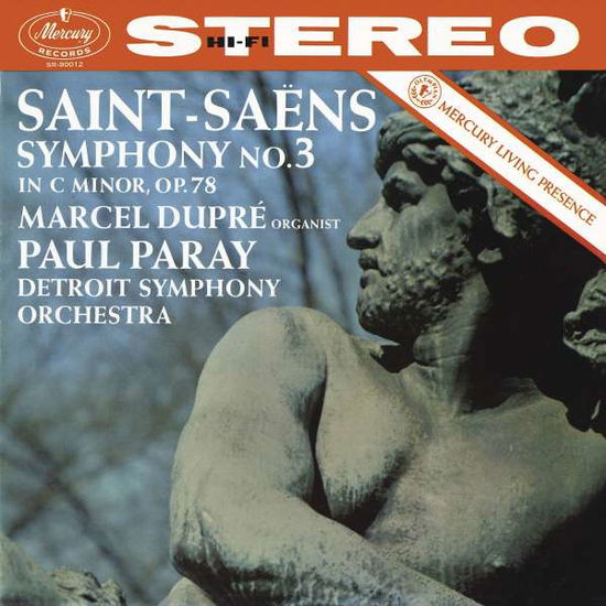 Cover for Marcel Dupre / Detroit Symphony Orchestra / Paul Paray · Saint-Saens - Symphony No. 3 In C Minor. Op. 78. Organ (LP) (2022)