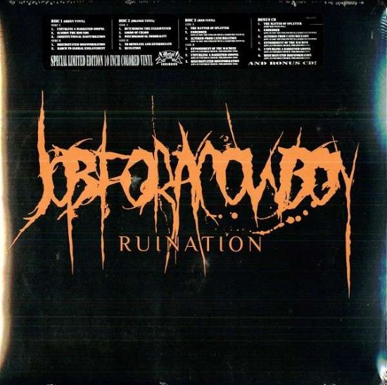 Ruination 10" Colored LP Boxset - Job for a Cowboy - Muziek - POP - 0039841496017 - 25 november 2010