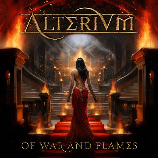 Cover for Alterium · Of War And Flames (Gold Vinyl) (LP) (2024)