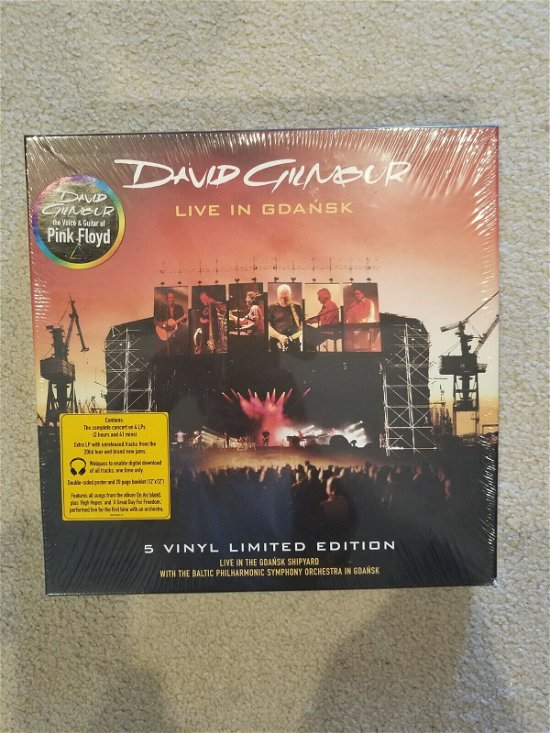 Cover for David Gilmour · Live in Gdansk (LP) [180 gram edition] [Box set] (2008)