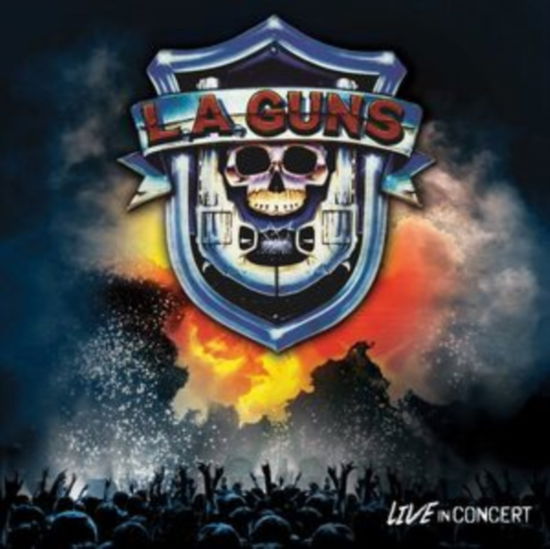 Cover for L.A. Guns · Live In Concert (LP) [Colored Vinyl, Blue, Limited edition] (2023)