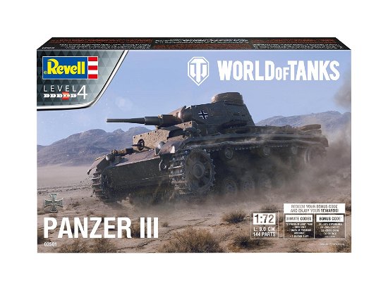 World of Tanks Modellbausatz 1/72 Panzer III 9 cm - Revell - Produtos - Revell - 4009803035017 - 25 de janeiro de 2024