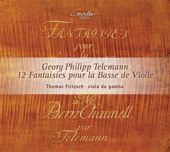 Cover for Telemann,georg / Fritzsch,thomas · Telemann: 12 Fantaisies Pour La Basse De Violle (CD) (2016)