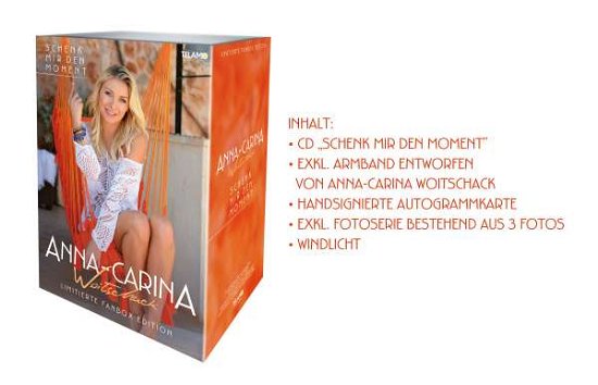Cover for Anna-carina Woitschack · Schenk Mir den Moment - Limited Fanbox Edition (CD) [Ltd.fanbox edition]