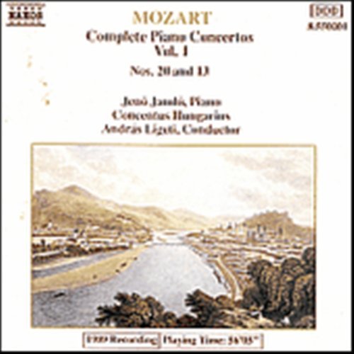 MOZART: Piano Concertos 13&20 - Jando / Ligeti / Conh - Musik - Naxos - 4891030502017 - 21. März 1991