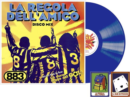 Cover for 883 · La Regola Dell'amico (Original Version 1997 - Vinile 180gr. Blu + 2 Figurine Sp (LP) (2024)