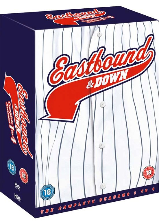 Cover for Eastbound and Down: Seasons 1- · Eastbound and Down Seasons 1 to 4 Complete Collection (DVD) (2014)