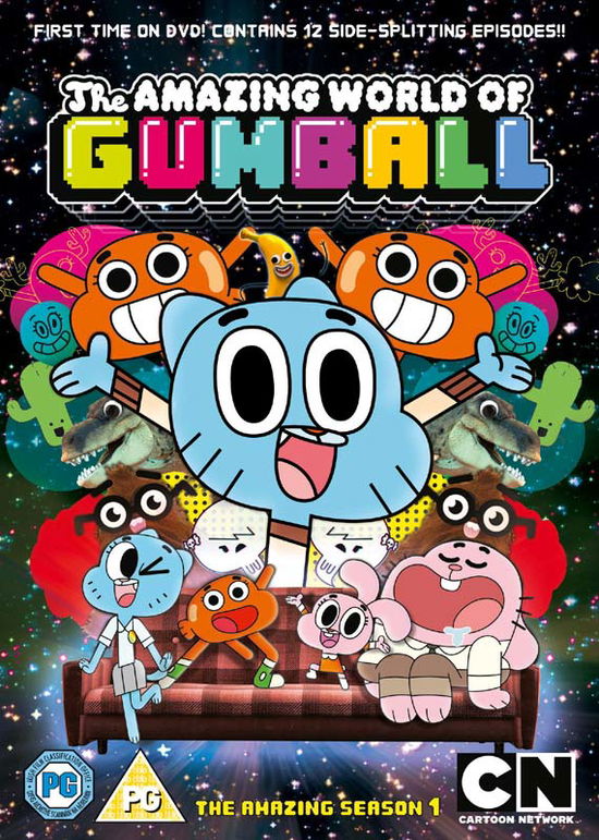 The Amazing Adventures Of Gumball Season 1 - Amazing World of Gumball S1 V1 Dvds - Elokuva - Warner Bros - 5051892183017 - maanantai 6. lokakuuta 2014