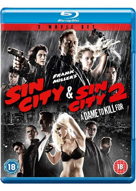 Cover for Sin City  Sin City 2 BD Twin Pack · Sin City / Sin City 2 - A Dame To Kill For (Blu-ray) (2014)