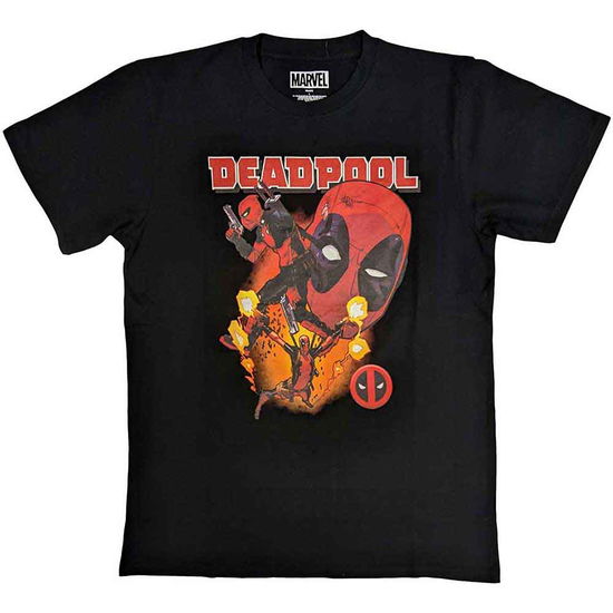 Cover for Marvel Comics · Marvel Comics Unisex T-Shirt: Deadpool Collage 2 (T-shirt) [size XXL] [Black - Unisex edition]