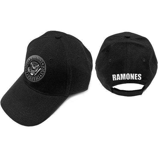 Cover for Ramones · Ramones Unisex Baseball Cap: Presidential Seal (TØJ) [Black - Unisex edition]
