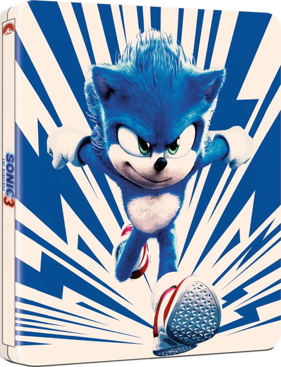 Cover for Sonic The Hedgehog 3 Limited Edition SteelBook (Blue) (4K Ultra HD) [Steelbook edition] (2025)