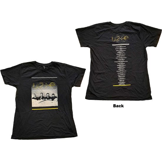U2 Ladies T-Shirt: I+E Tour Bed Photo (Ex-Tour & Back Print) - U2 - Marchandise -  - 5056561051017 - 