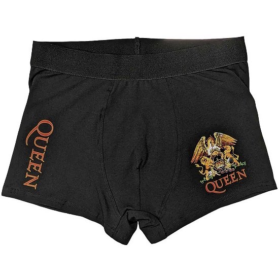Queen Unisex Boxers: Classic Crest - Queen - Merchandise -  - 5056737214017 - 