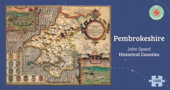 Cover for Pembrokeshire Historical 1610 Map 1000 Piece Puzzle (MERCH) (2024)