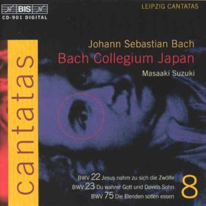 Bachcantatas Vol 8 - Bach Collegium Japansuzuki - Musik - BIS - 7318590009017 - 5. oktober 1998