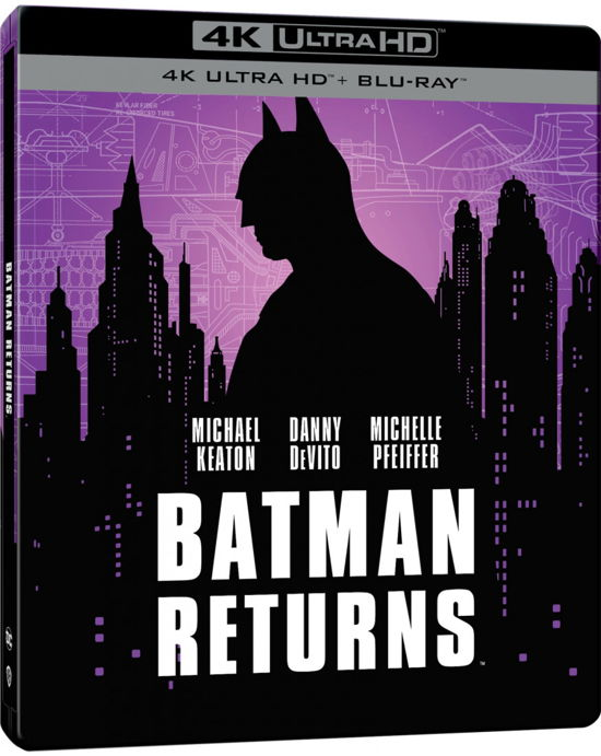 Batman Returns - Steelbook - Batman - Filmes - Warner - 7333018023017 - 20 de junho de 2022