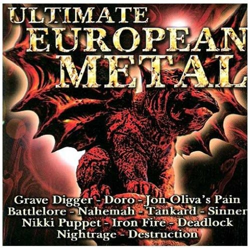 Cover for Various Artists · Ultimate European Metal (CD)