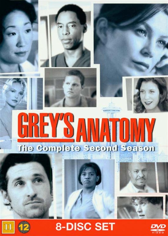 Cover for Grey’s Anatomy · Greys Anatomy / Greys Hvide Verden - Saeson 2 - DVD /tv Series (DVD) (2016)