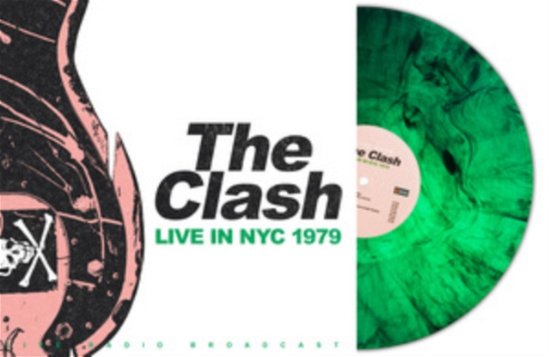 Cover for The Clash · Live In NYC 1979 (Green Marble Vinyl) (LP) (2023)