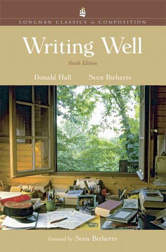 Cover for Donald Hall · Writing Well, Longman Classics Edition (Paperback Book) (2006)