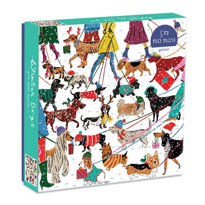 Cover for Galison · Winter Dogs 500 Piece Puzzle (SPILL) (2020)