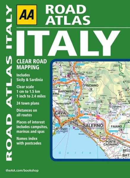 Cover for Aa Publishing · AA Road Atlas Italy (Spiralbok) (2008)