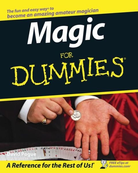 Cover for Pogue, David (The New York Times) · Magic For Dummies (Taschenbuch) (1998)