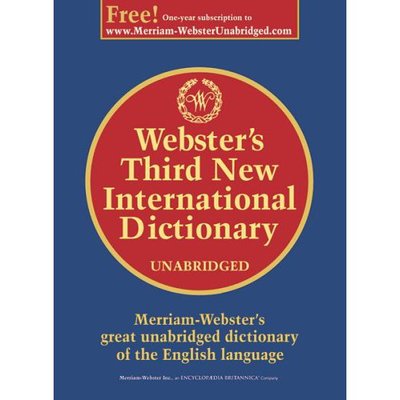 Cover for Philip Babcock Gove · Webster's Third New International Dictionary (Hardcover Book) [New edition] (1993)