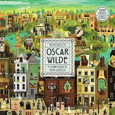 Cover for Adam Simpson · The World of Oscar Wilde: A 1000-piece jigsaw puzzle by Adam Simpson (SPIL) (2024)