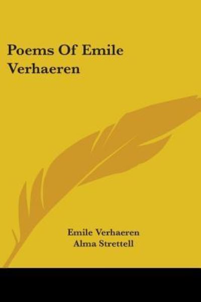 Cover for Emile Verhaeren · Poems Of Emile Verhaeren (Paperback Book) (2007)