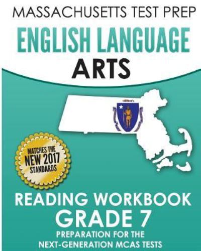 Cover for Test Master Press Massachusetts · Massachusetts Test Prep English Language Arts Reading Workbook Grade 7 (Paperback Bog) (2016)