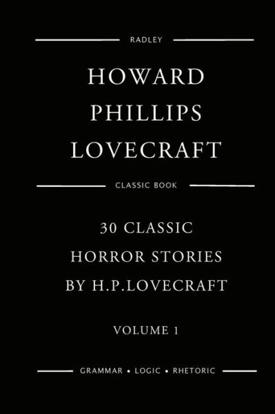 Cover for H. P. Lovecraft · 30 Classic Horror Stories By H.P.Lovecraft - Volume 1 (Pocketbok) (2017)