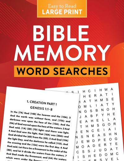 Cover for Compiled by Compiled by Barbour Staff · Bible Memory Word Searches Large Print (N/A) (2022)