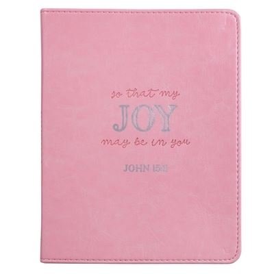 Cover for Christian Art Gifts Inc · Journal Handy Luxleather That Joy May Be in You - John 15:11 (Hardcover Book) (2019)