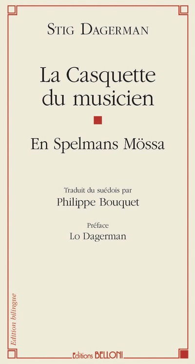 Cover for Stig Dagerman · La Casquette du musicien / En spelmans mössa (Paperback Book) (2023)