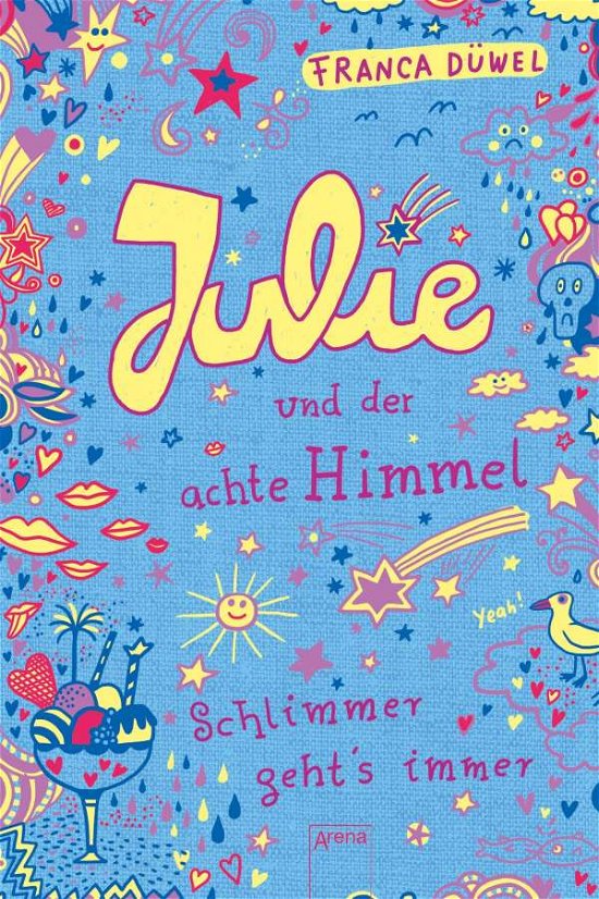 Cover for Düwel · Julie und der achte Himmel (Buch)