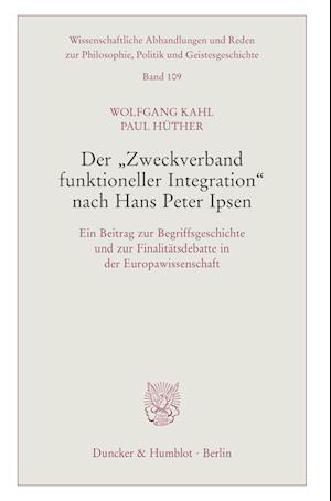 Cover for Paul Hüther · Der Zweckverband Funktioneller Integration Nach Hans Peter Ipsen (Paperback Book) (2023)