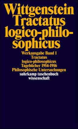 Cover for Wittgenstein Ludwig · Suhrk.TB.Wi.0501 Wittgenstein.Werkaus.1 (Book)