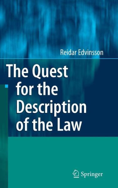 Cover for Reidar Edvinsson · The Quest for the Description of the Law (Hardcover Book) [2009 edition] (2008)