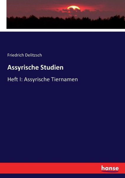 Cover for Delitzsch · Assyrische Studien (Book) (2016)