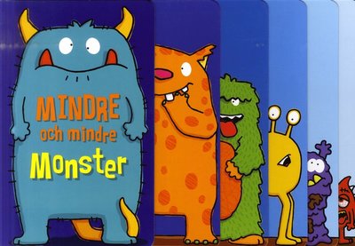 Cover for Moira Butterfield · Mindre och mindre: Mindre och mindre monster (Board book) (2017)