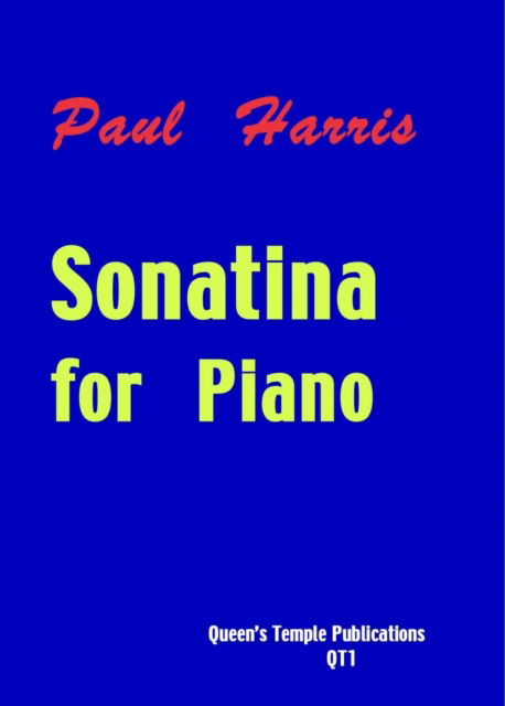 Cover for Paul Harris · Sonatina (Sheet music) (1998)