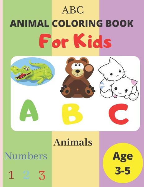 Cover for Jhann Michel · ABC Animal Coloring Book For Kids (Paperback Book) (2020)