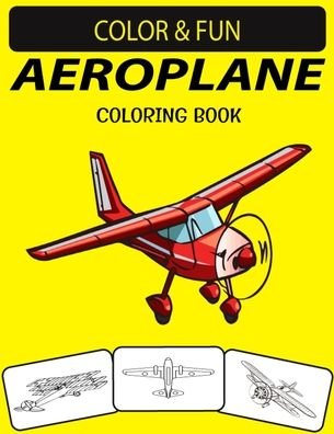 Cover for Black Rose Press House · Aeroplane Coloring Book (Paperback Book) (2020)