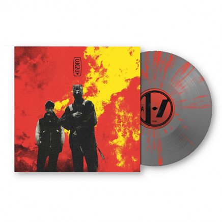 Cover for Twenty One Pilots · Clancy (Indie Exclusive Grey &amp; Red Vinyl) (LP) [Clear w/Opaque Red Splatter edition] (2024)