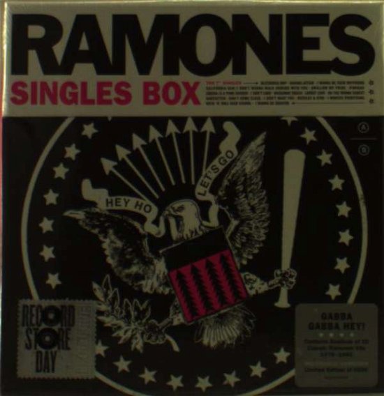 76-'79 Singles Box [10x7' Box Set] (Cigarette-style Outer Box, Picture Sleeves Where Applicable, Limited / Numbered to 6500 Worldwide, Indie-retail Exclusive) (RSD 2017) - RSD 2017 Ramones - Musiikki - RHINO - 0081227944018 - lauantai 22. huhtikuuta 2017