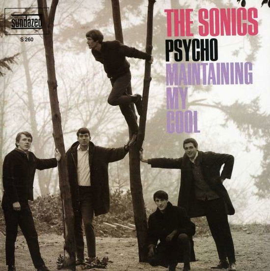 Cover for The Sonics · Psycho / Maintaining My Cool (GOLD VINYL) (LP) [Coloured edition] (1990)